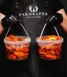 Варёные раки со скидкой 30% в раковарне «ДВЕ КЛЕШНИ»!
