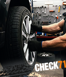 Шиномонтаж, замена масла и другие услуги для Вашего авто со скидкой до 100% в «Check71»!