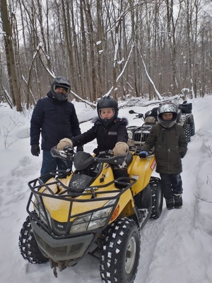Веселые прогулки на питбайках, квадроциклах и скутерах от «Квадро Мото» со скидками 50%!