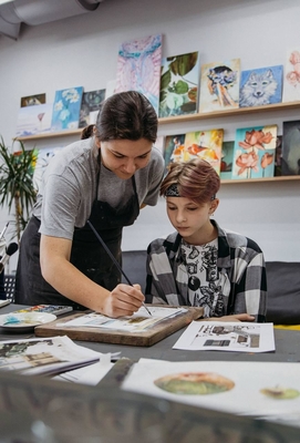 Приглашаем на пробное занятие со скидкой 100% в школу рисования «GRAFIKA»! 