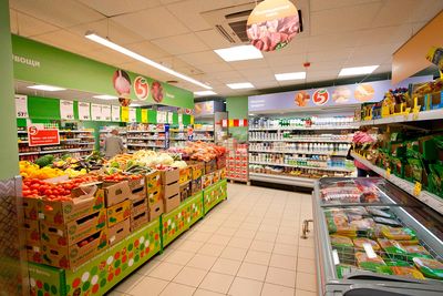 Продуктовые магазины Пятерочка