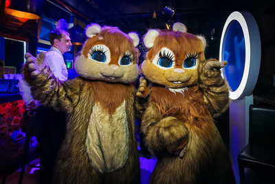 Хомячки, поздравление на праздники