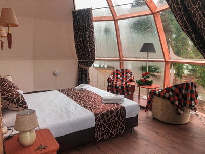 Встречайте рассвет в купольном доме с панорамными окнами со скидкой 50%!