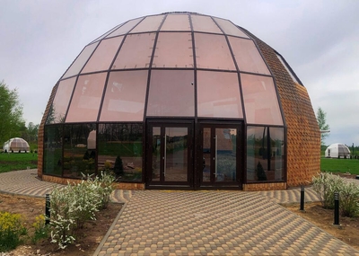 Встречайте рассвет в купольном доме с панорамными окнами со скидкой 50%!