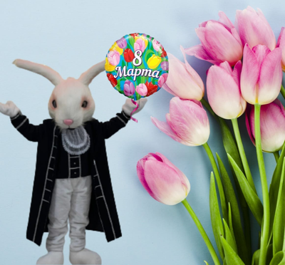 Заяц ростовая кукла