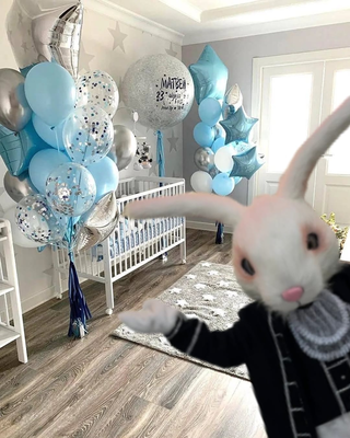 Заяц ростовая кукла