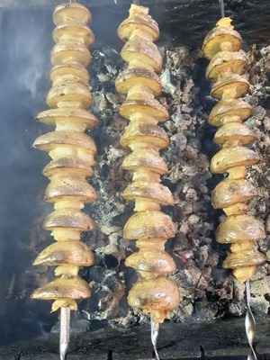 Очень вкусный и сочный шашлык от кафе «Три льва»
