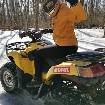 Веселые прогулки на питбайках, квадроциклах и скутерах от «Квадро Мото» со скидками 50%!