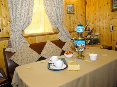 Мангал и русская банька на дровах со скидкой 50% в комплексе «Усадьба»!