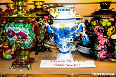 Самовары и оренбургские платки