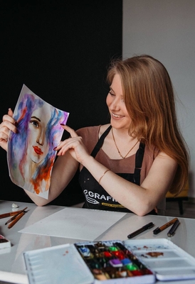 Приглашаем на пробное занятие со скидкой 100% в школу рисования «GRAFIKA»! 