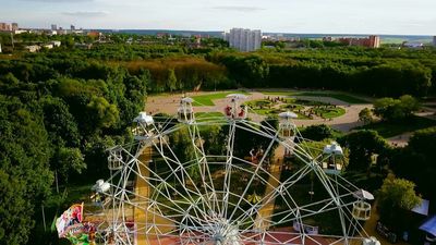 Аттракционы в парке ЦПКиО им. П.П.Белоусова