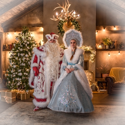 Погрузитесь в атмосферу праздника и волшебства с Дед Морозом и Снегурочкой со скидкой 50% от «Мастерской чудес»!