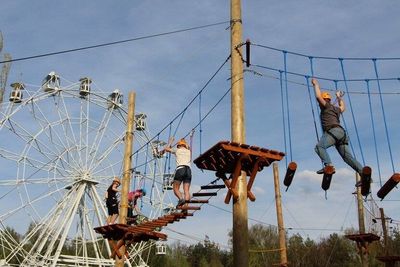Аттракционы в парке ЦПКиО им. П.П.Белоусова