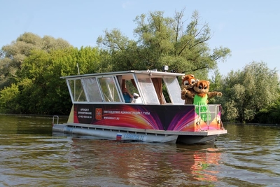 Покоряй речные просторы! Речной трамвайчик со скидкой 50%! Покоряй речные просторы! Речной трамвайчик со скидкой 50%!