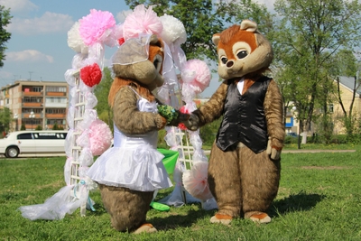 Хомячки, поздравление на праздники