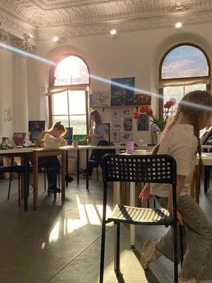 Приглашаем на пробное занятие со скидкой 100% в школу рисования «GRAFIKA»! 