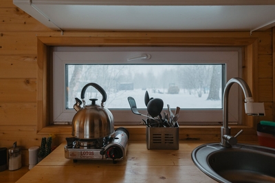 Незабываемый отдых в глэмпинге «Терруар»! Для Вас вкусные завтраки, посещение бани и банный чан со скидкой 44%