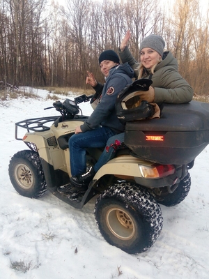 Веселые прогулки на питбайках, квадроциклах и скутерах от «Квадро Мото» со скидками 50%!