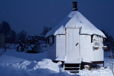 Хаски Блюз, катание на хаски