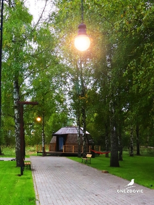 Gnezdovie, глэмпинг