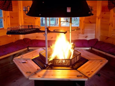 Хаски Блюз, катание на хаски