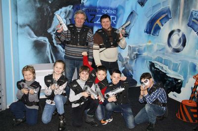 Лазертаг арена LAZZAR 