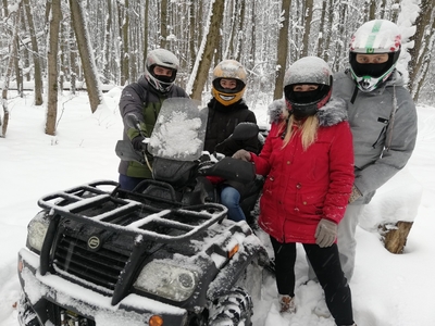 Веселые прогулки на питбайках, квадроциклах и скутерах от «Квадро Мото» со скидками 50%!
