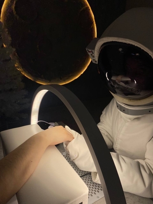 В Космосе, бьюти-пространство