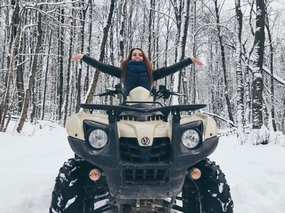 Веселые прогулки на питбайках, квадроциклах и скутерах от «Квадро Мото» со скидками 50%!