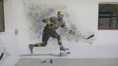 Шарж, портреты, роспись стен