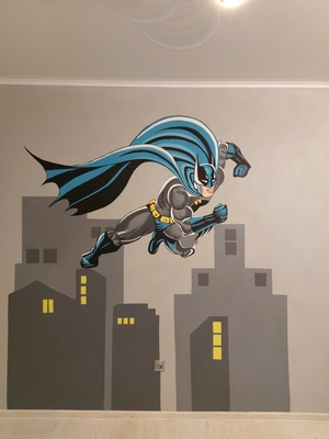 Шарж, портреты, роспись стен