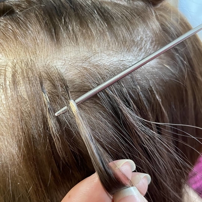 Наращивание волос на итальянских материалах