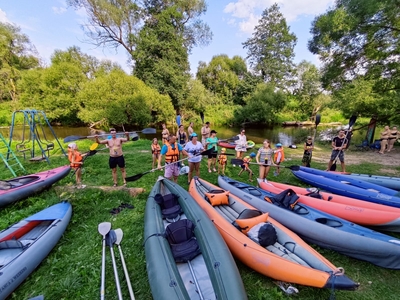 Сплав-приключение на байдарках и САП-бордах по рекам Вашана и Ока со скидкой до 58%