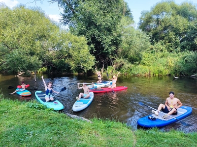 Сплав-приключение на байдарках и САП-бордах по рекам Вашана и Ока со скидкой до 58%