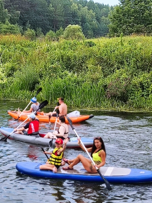 Сплав-приключение на байдарках и САП-бордах по рекам Вашана и Ока со скидкой до 58%