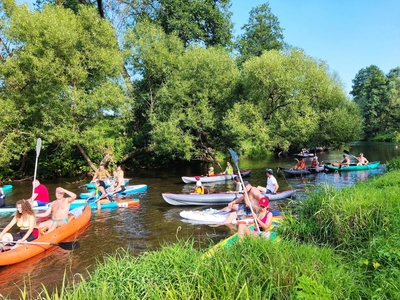 Сплав-приключение на байдарках и САП-бордах по рекам Вашана и Ока со скидкой до 58%