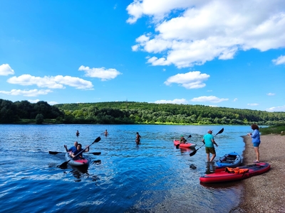 Сплав-приключение на байдарках и САП-бордах по рекам Вашана и Ока со скидкой до 58%