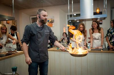 Петух в вине кулинарное шоу