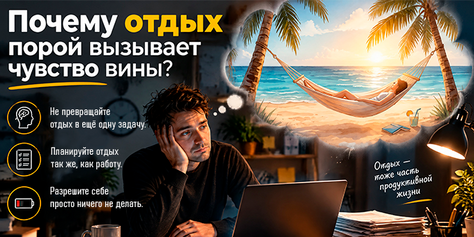 ОТДЫХ — это не пауза в прогрессе, а его необходимая опора.
