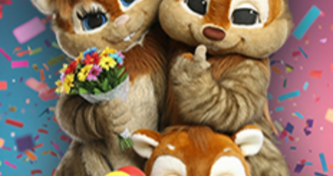 Хомячки, поздравление на праздники