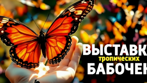 Выставка тропических бабочек и авторские мастер‑классы со скидкой до 40%