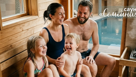 Отдыхайте с пользой! Скидка 50% от сауны «Семейная»